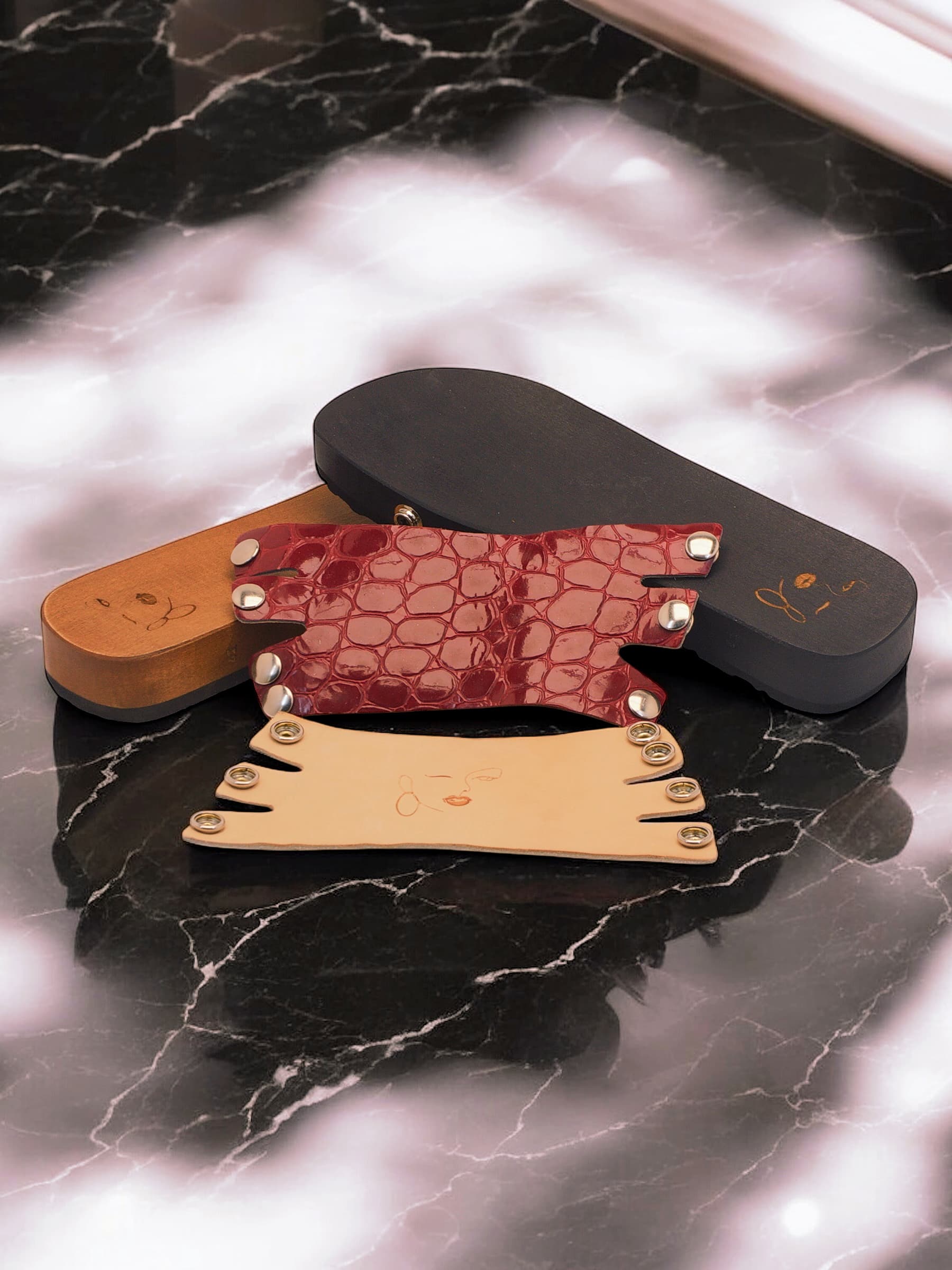 Tomaia Coccodrillo Rosso