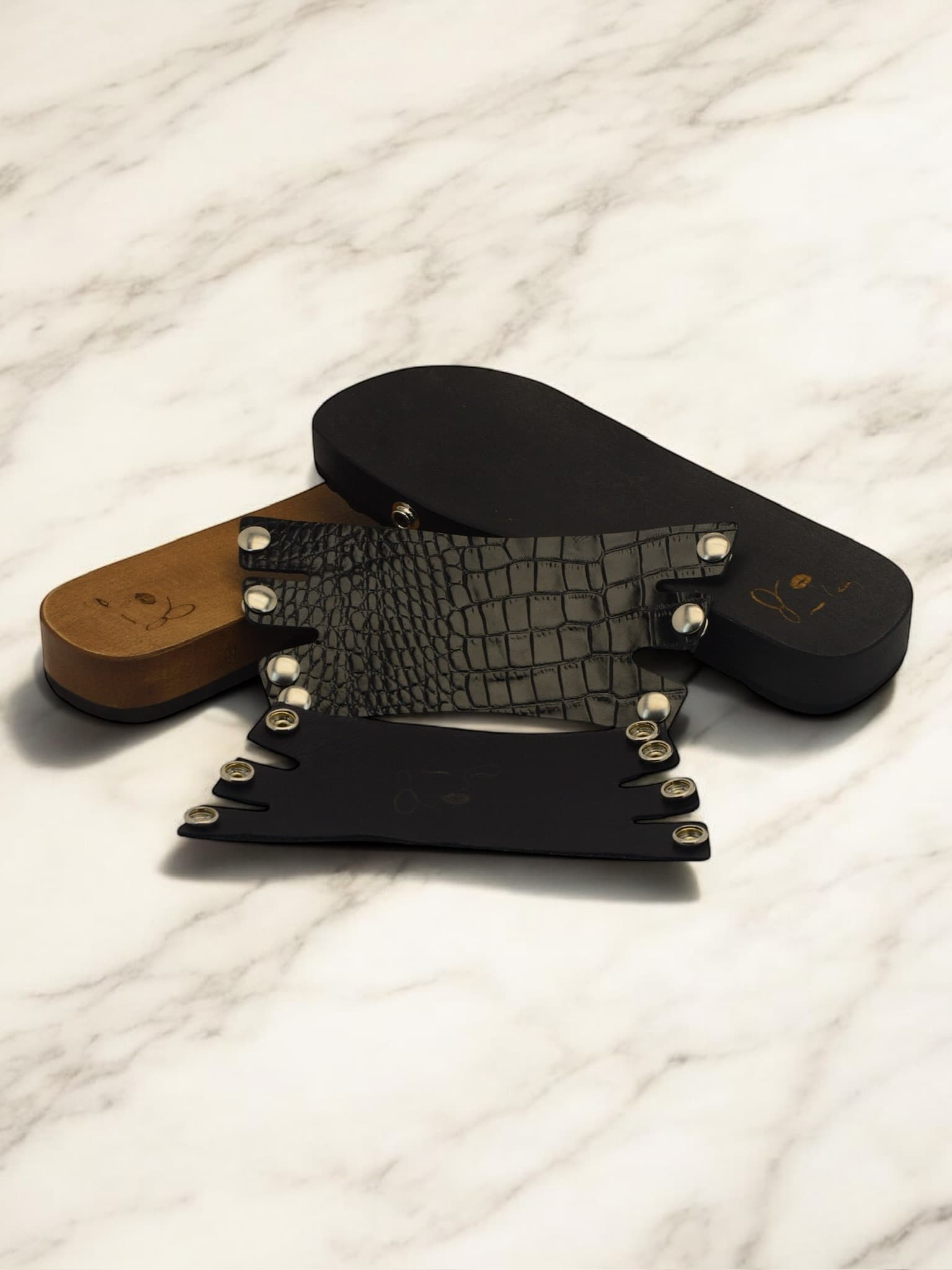 Tomaia Coccodrillo Nero