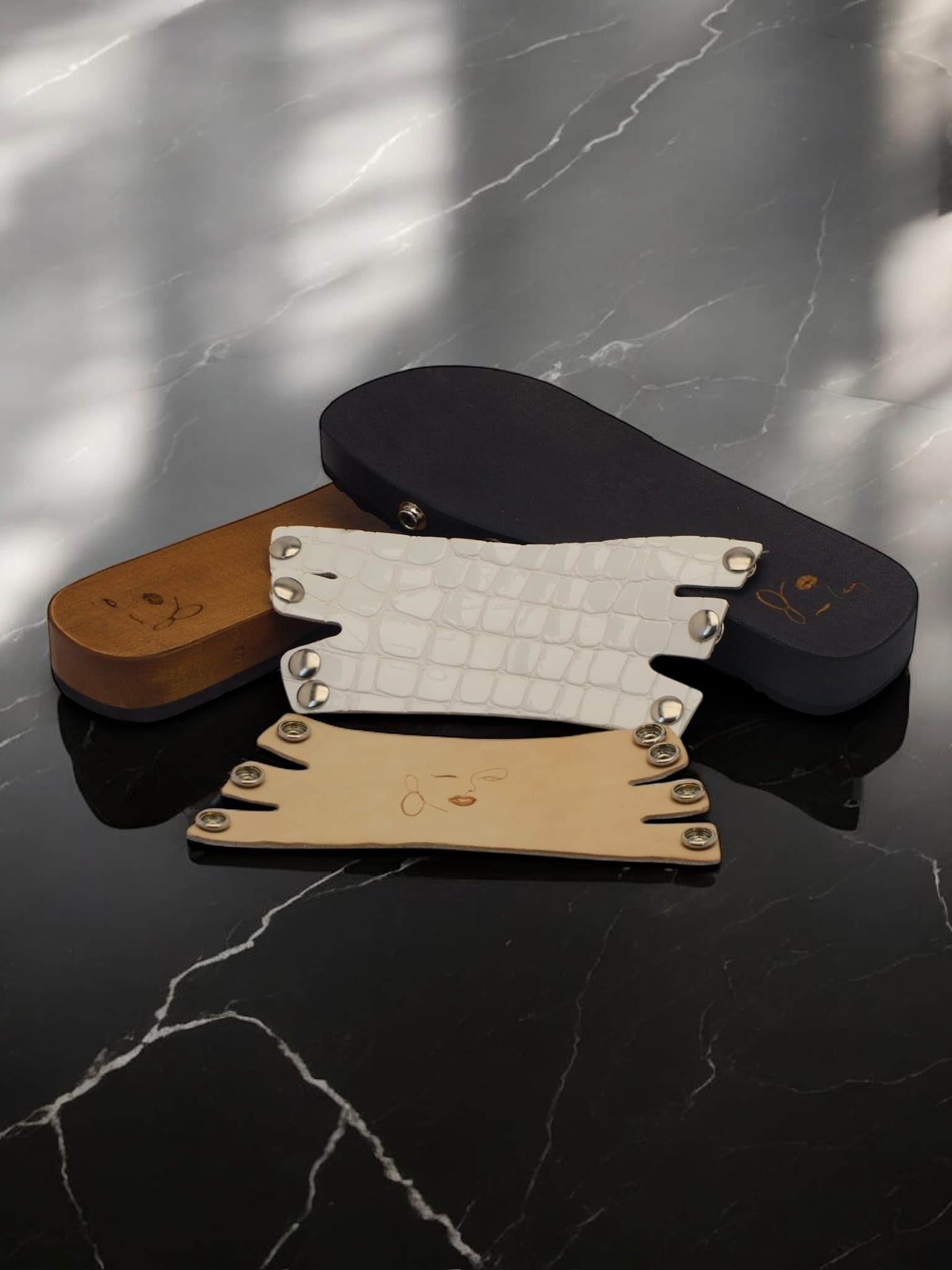 Tomaia Coccodrillo Bianco